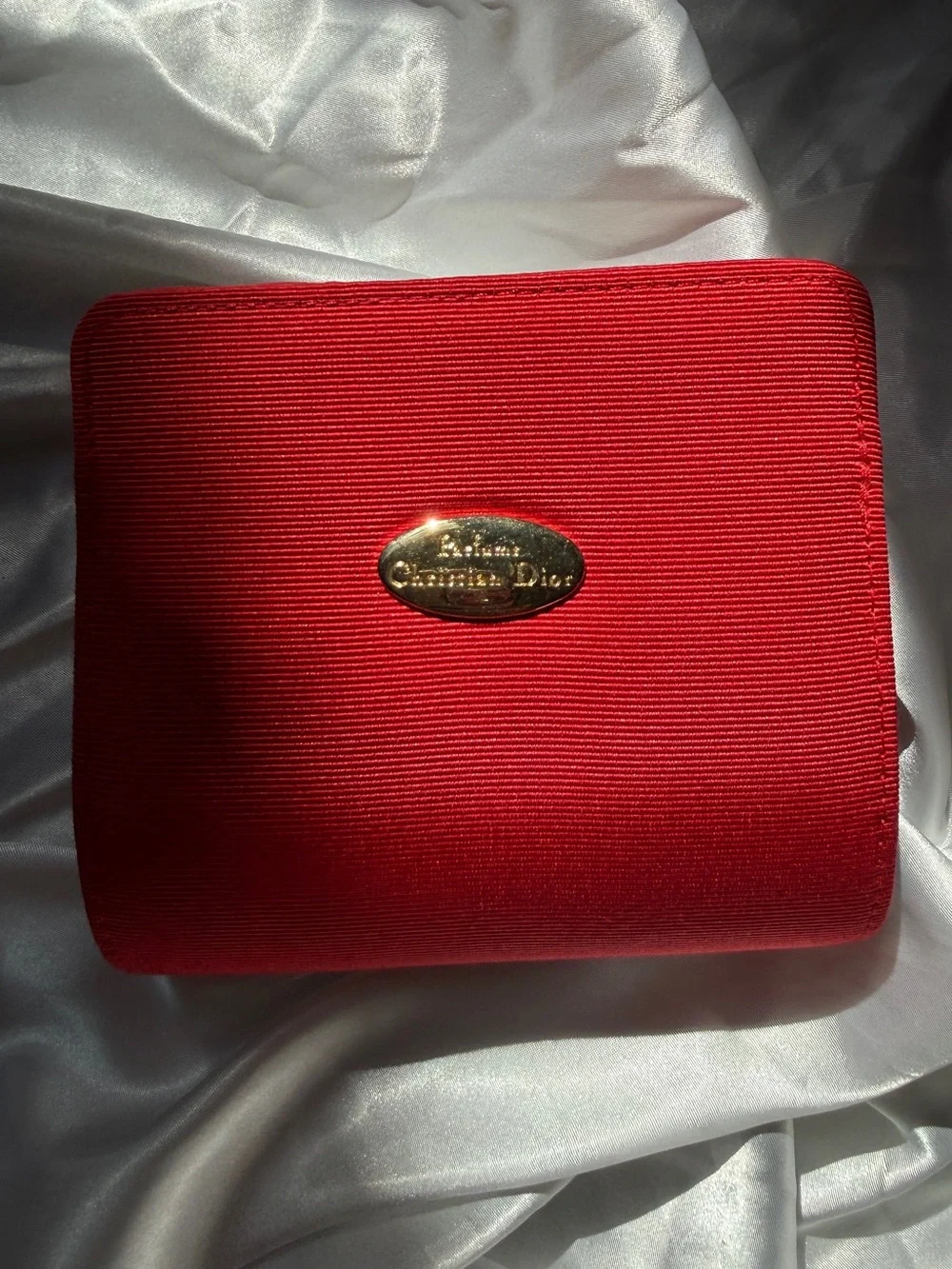Vintage authentic Perfume Christian Dior bag/pouch